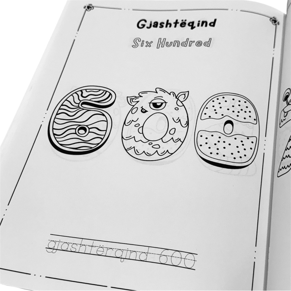 Albanian Numbers & Math Coloring & Activity Book - Picture 9 of 16